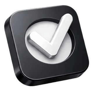3D approval checkmark icon featured on the Keen Levantorage about page